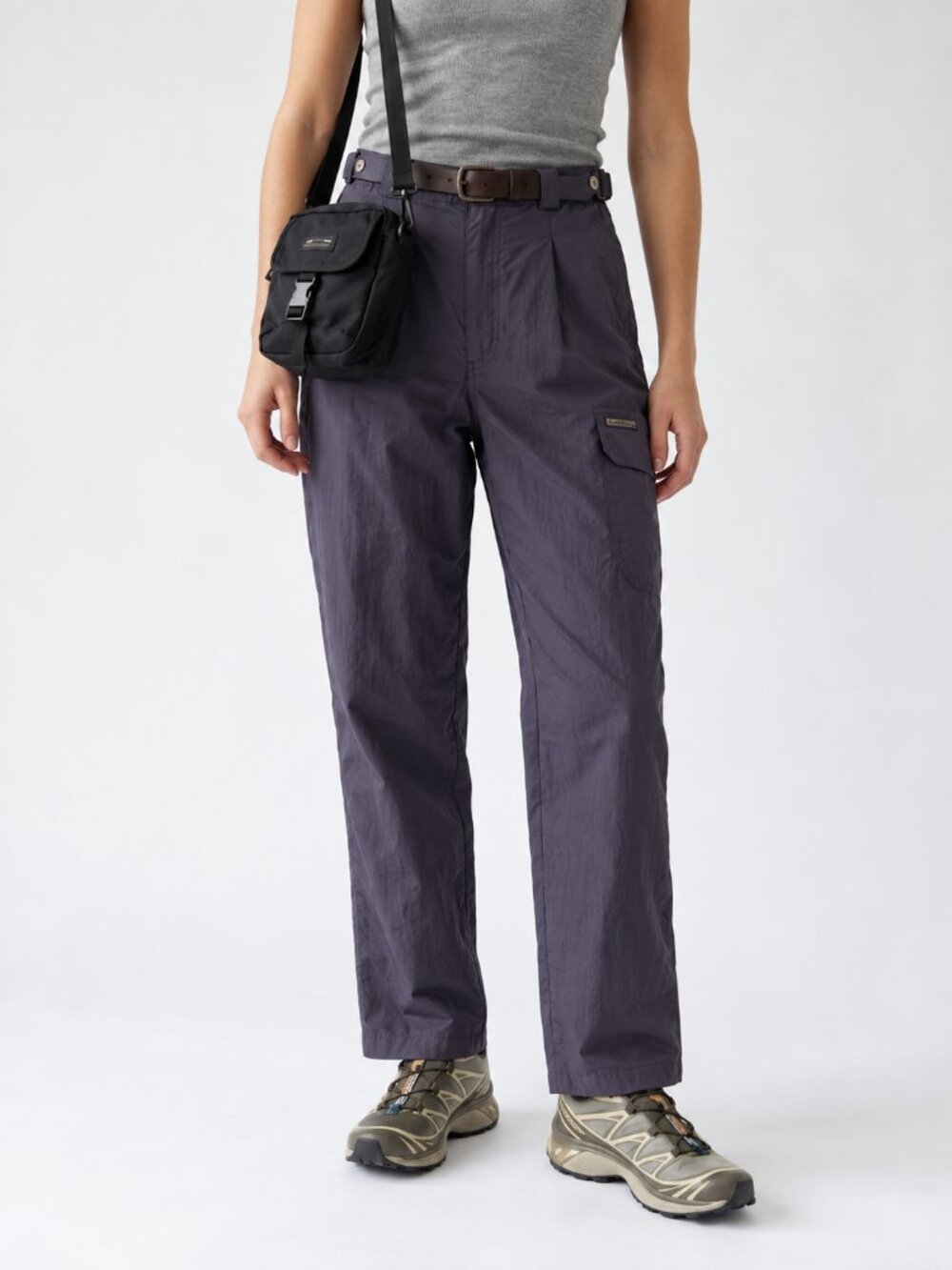 Vintage Royal Robbins Nylon Hiking Cargo Pants Navy Gorpcore Best Fit Small